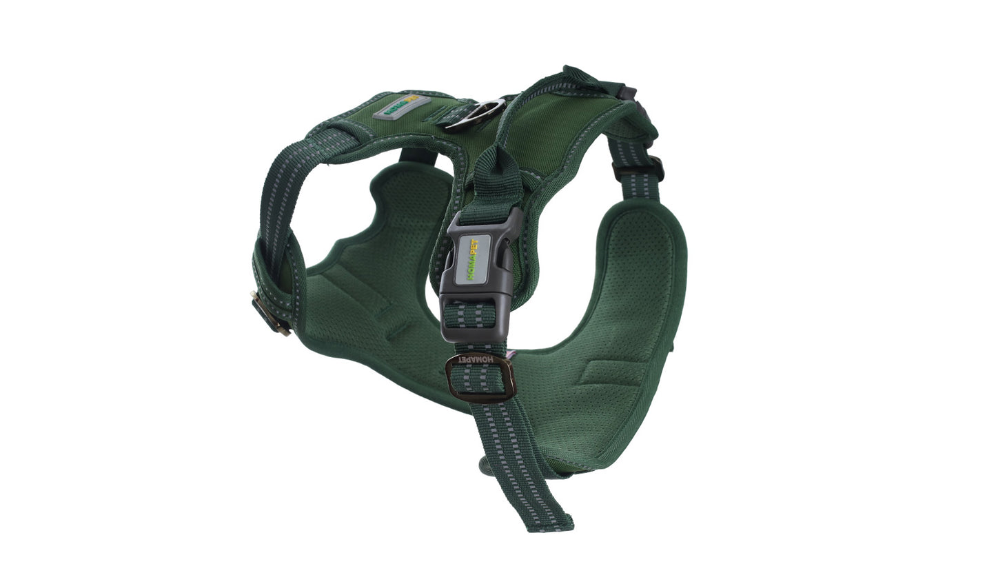 Olive Green No Pull Dog Harness