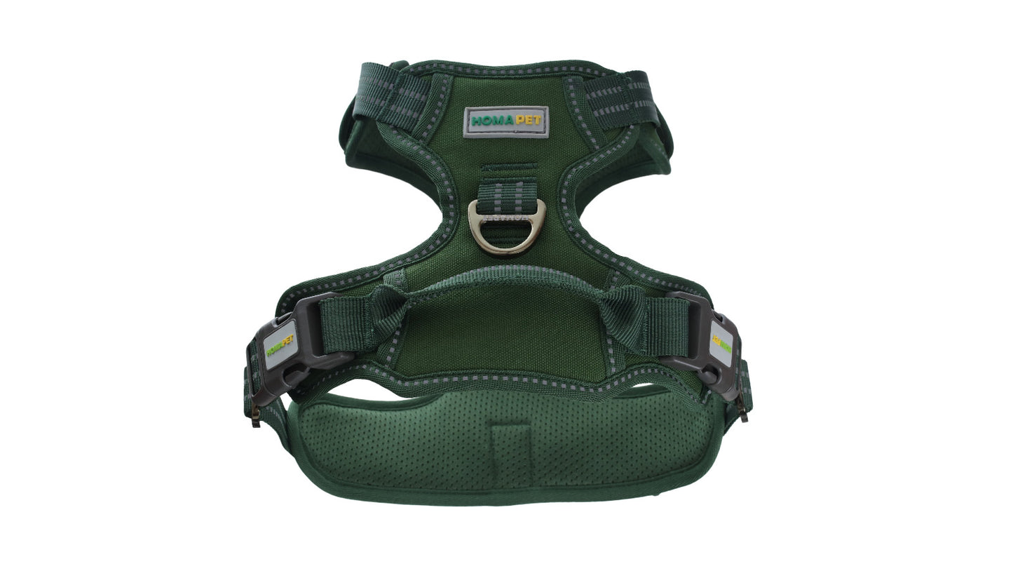 Olive Green No Pull Dog Harness