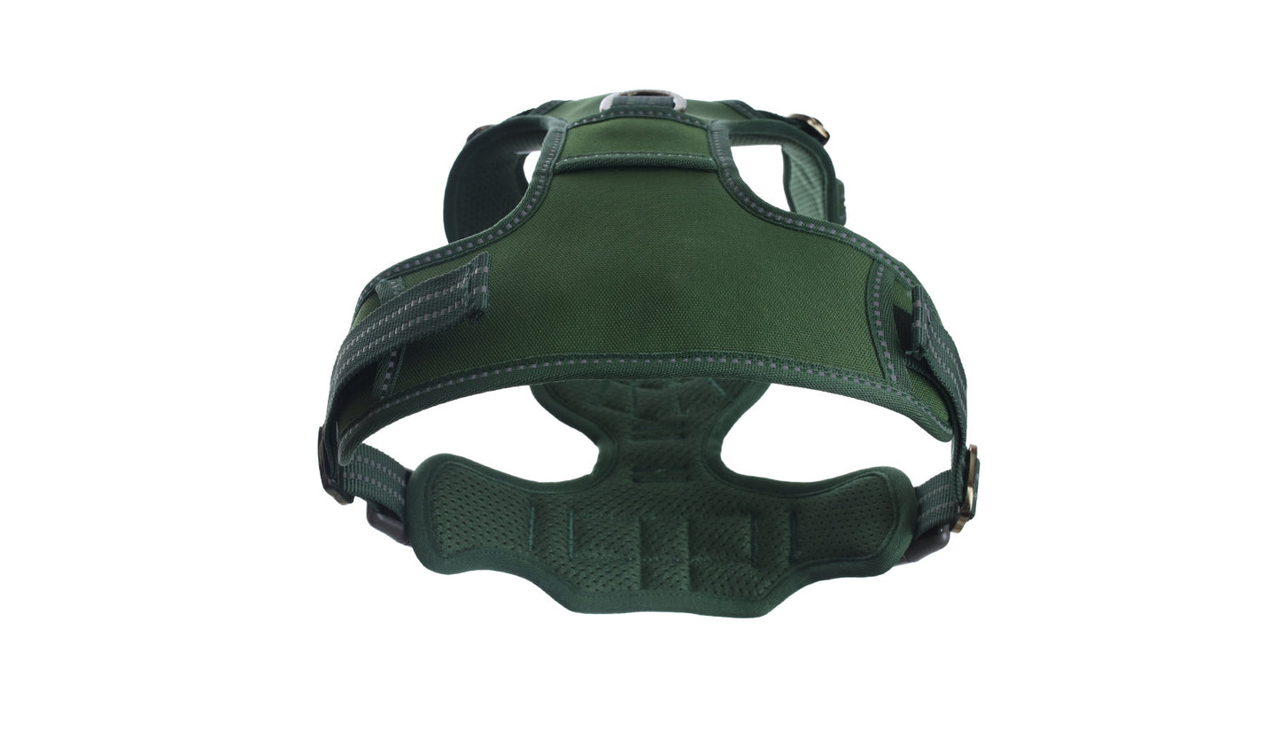 Olive Green No Pull Dog Harness