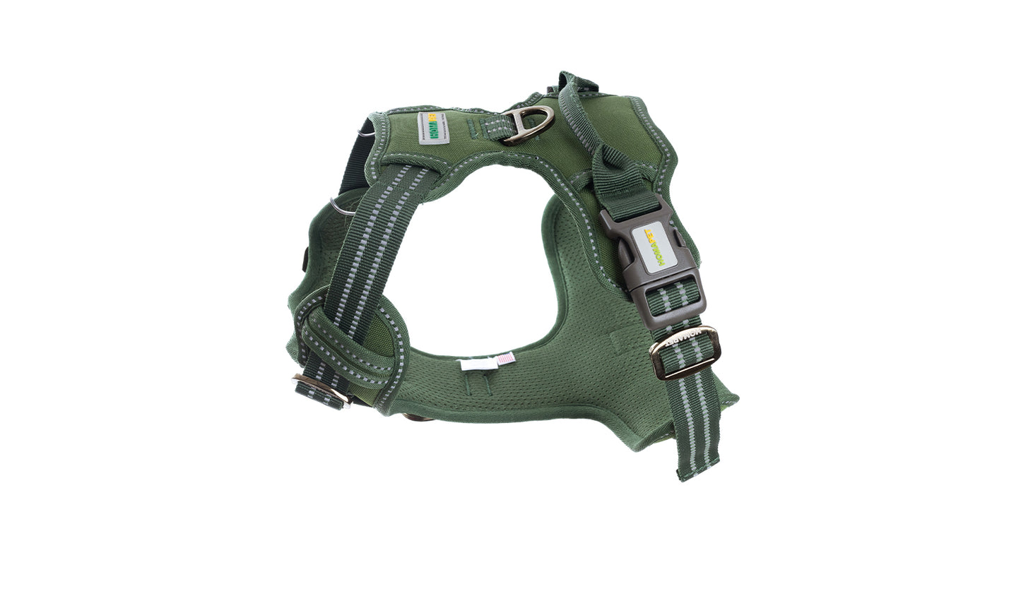 Olive Green No Pull Dog Harness