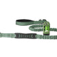 Olive Green Nylon Full Bungee Dog Leash