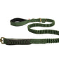 Olive Green Polyester Full Bungee Dog Leash