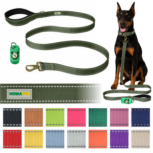 Olive Green Nylon Dog Leash