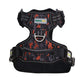 Orange Black Camo No Pull Dog Harness Printed