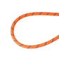 Orange Black - Grey Braided Polyester Reflective Dog Rope