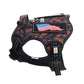 Orange Black Camo Tactical Dog Harness Printed