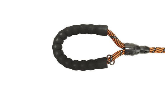 Orange Black Westalee Polyester Reflective Dog Rope