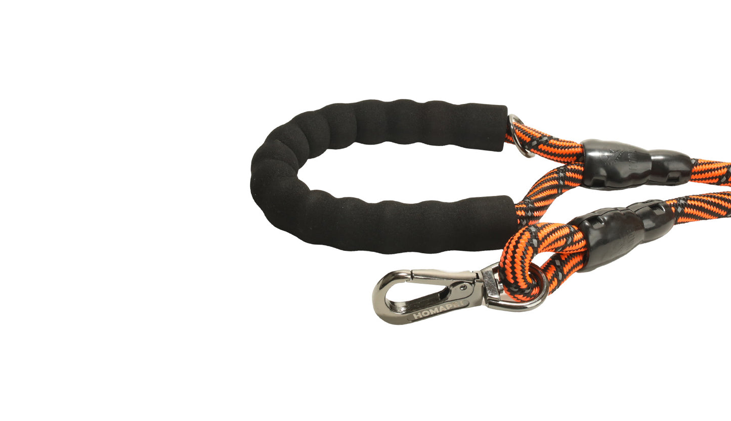 Orange Black Westalee Polyester Reflective Dog Rope