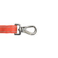 Orange Nylon Adjustable Bungee Dog Leash