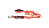 Orange Nylon Adjustable Bungee Dog Leash