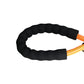 Orange Yellow Serpentine Polyester Non Reflective Dog Rope