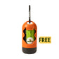 Orange Polyester Full Bungee Dog Leash