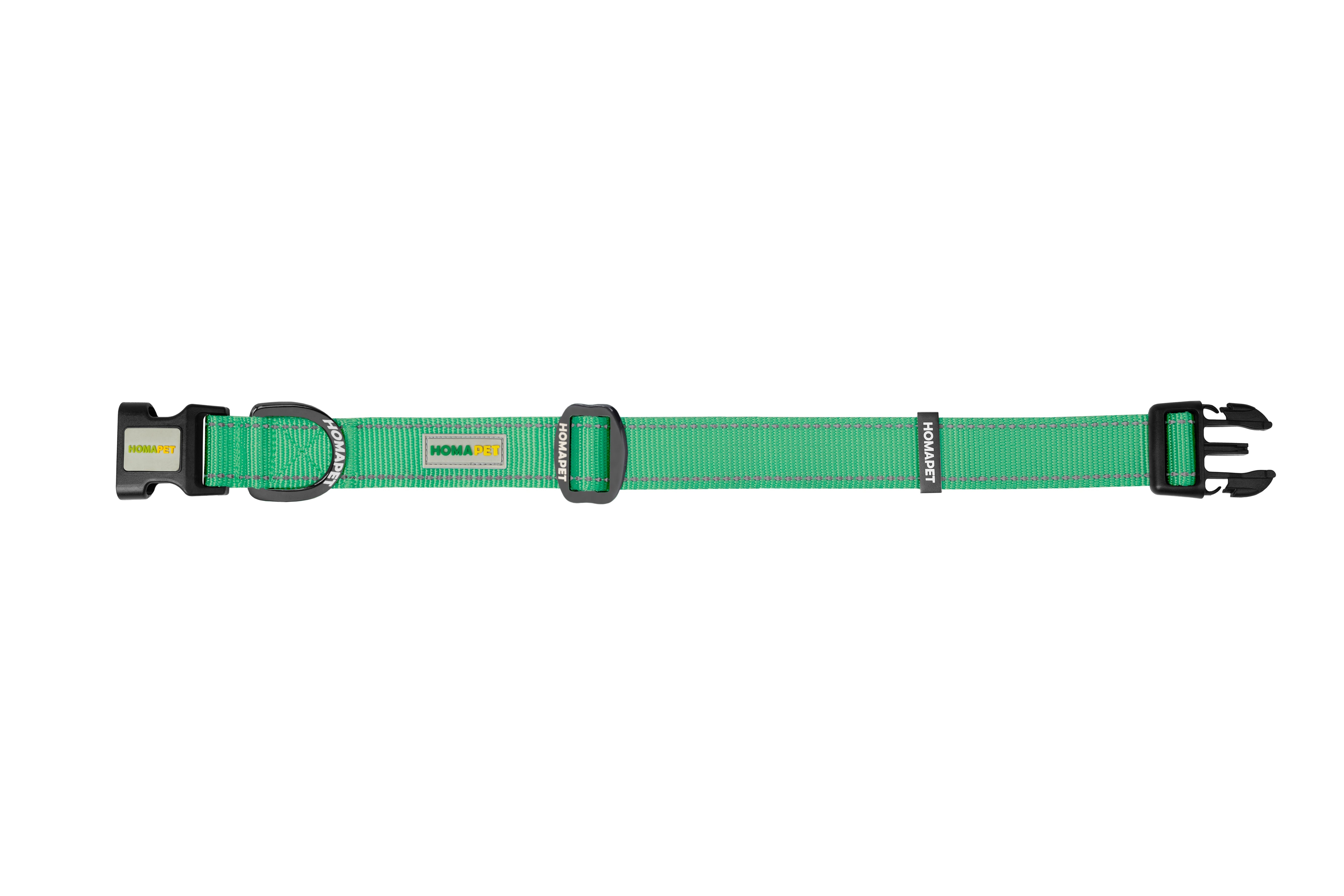 Poly Green Nylon Dog Collar