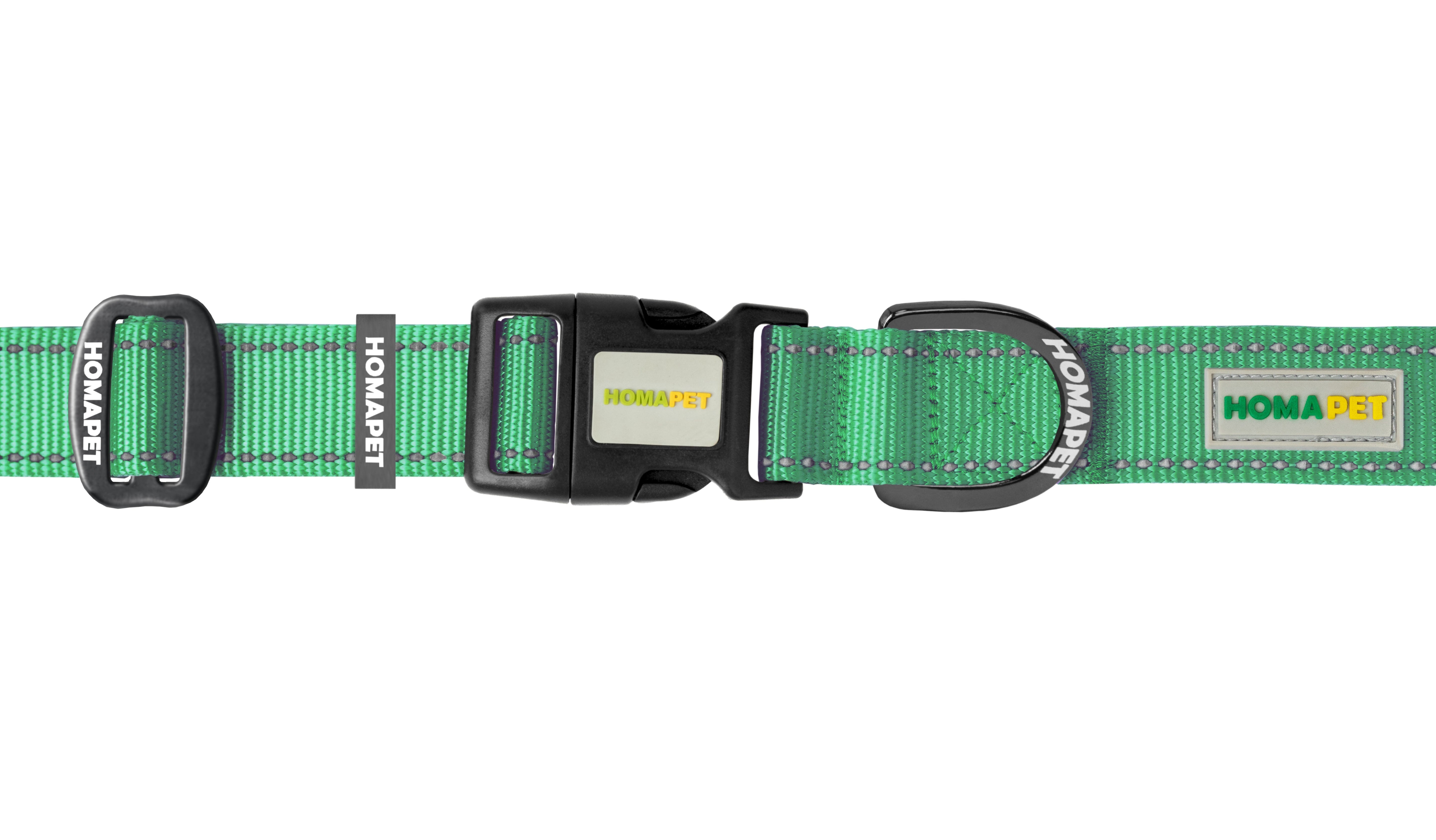 Poly Green Nylon Dog Collar
