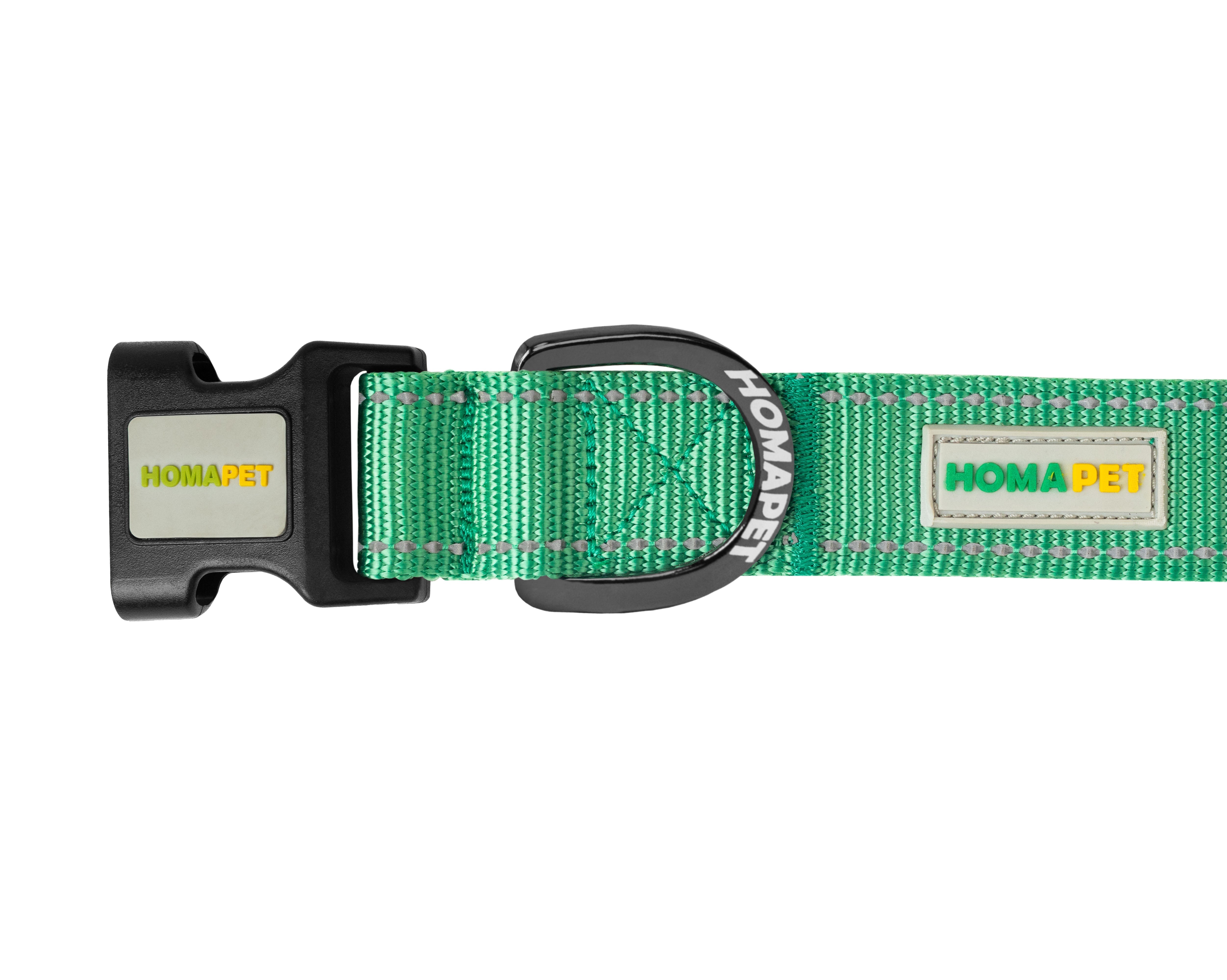 Poly Green Nylon Dog Collar
