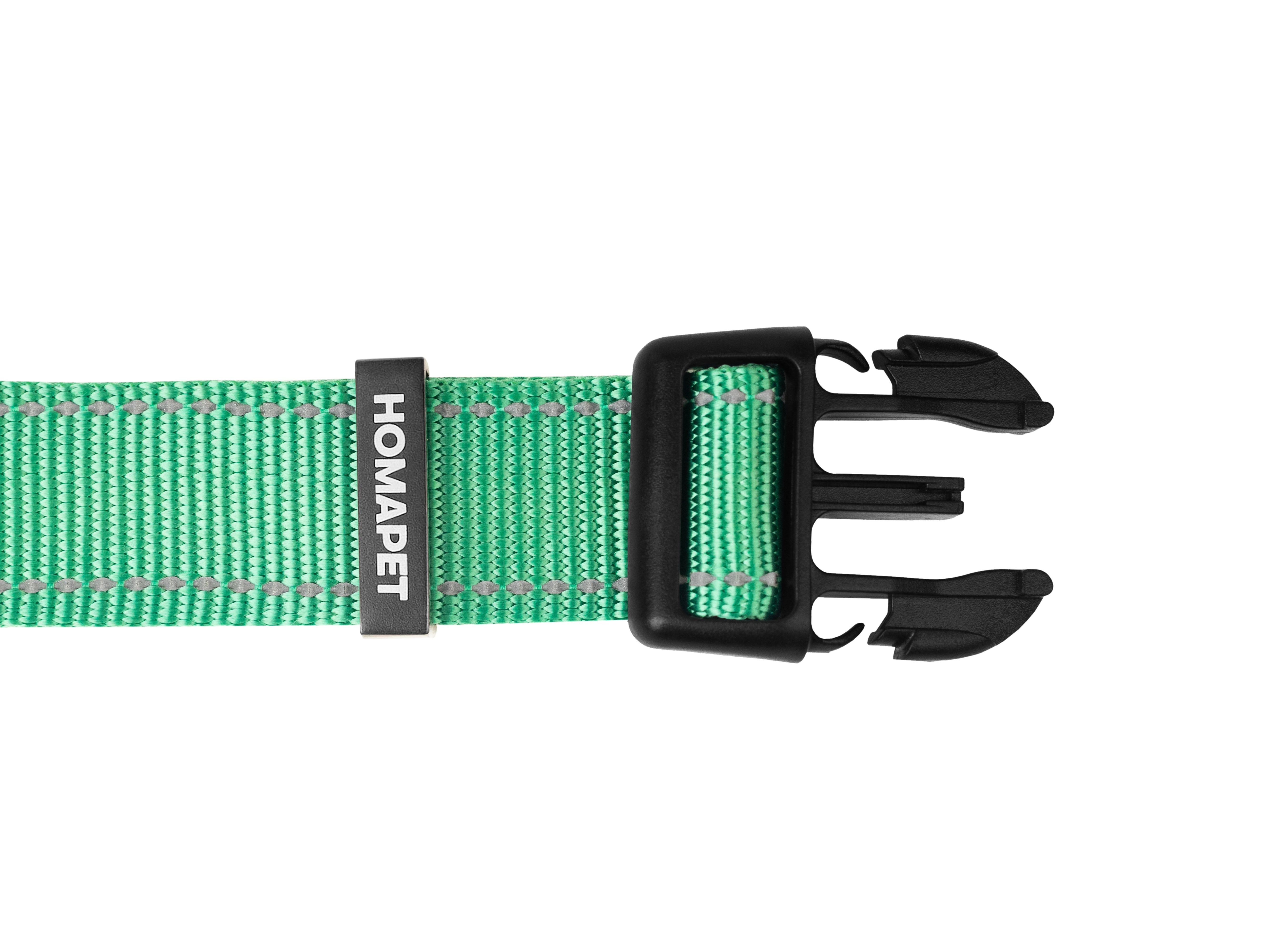Poly Green Nylon Dog Collar