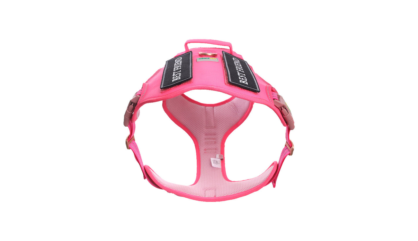 Pink Tactical Dog Harness