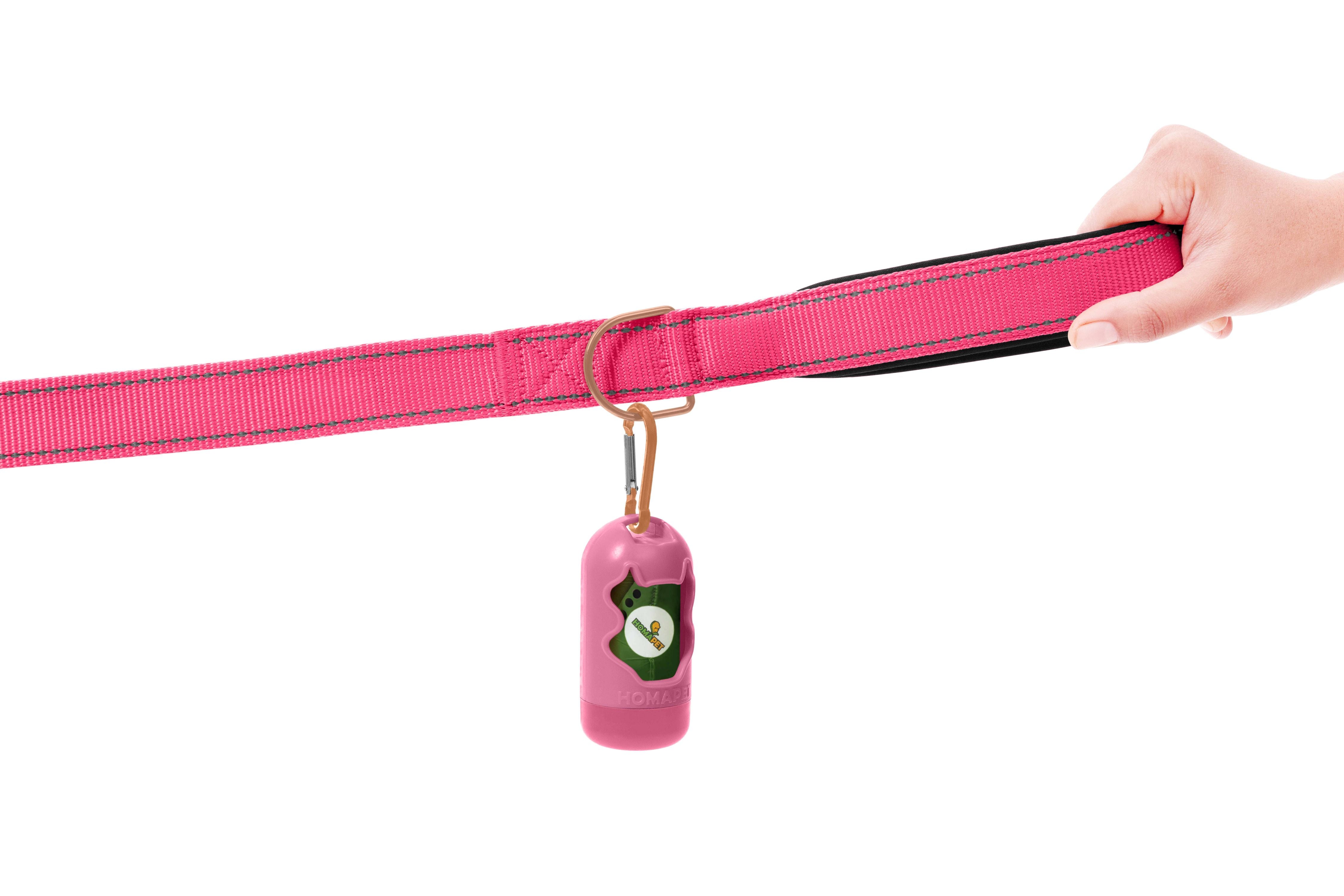 Pink Nylon Dog Leash