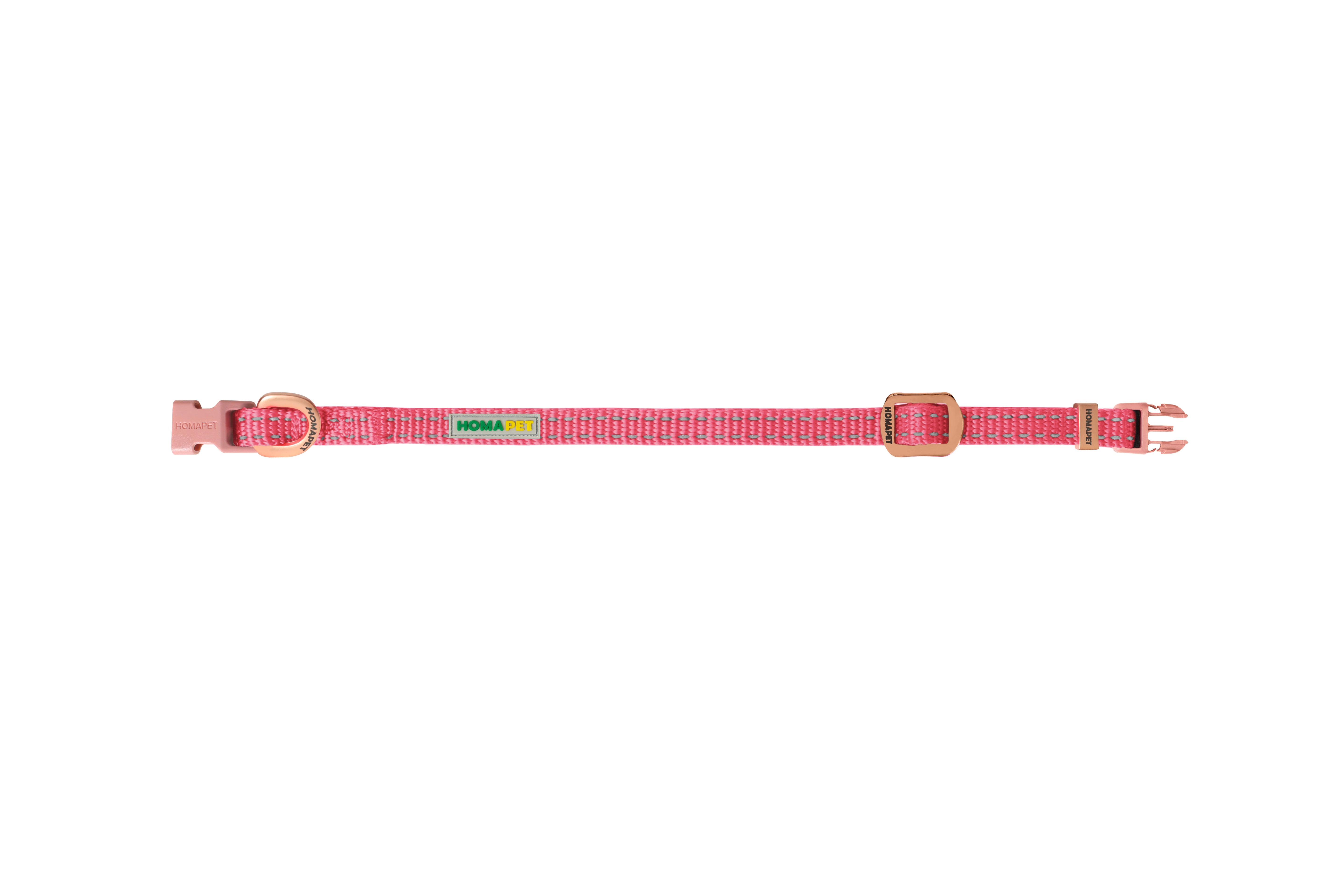 Pink Nylon Dog Collar XS