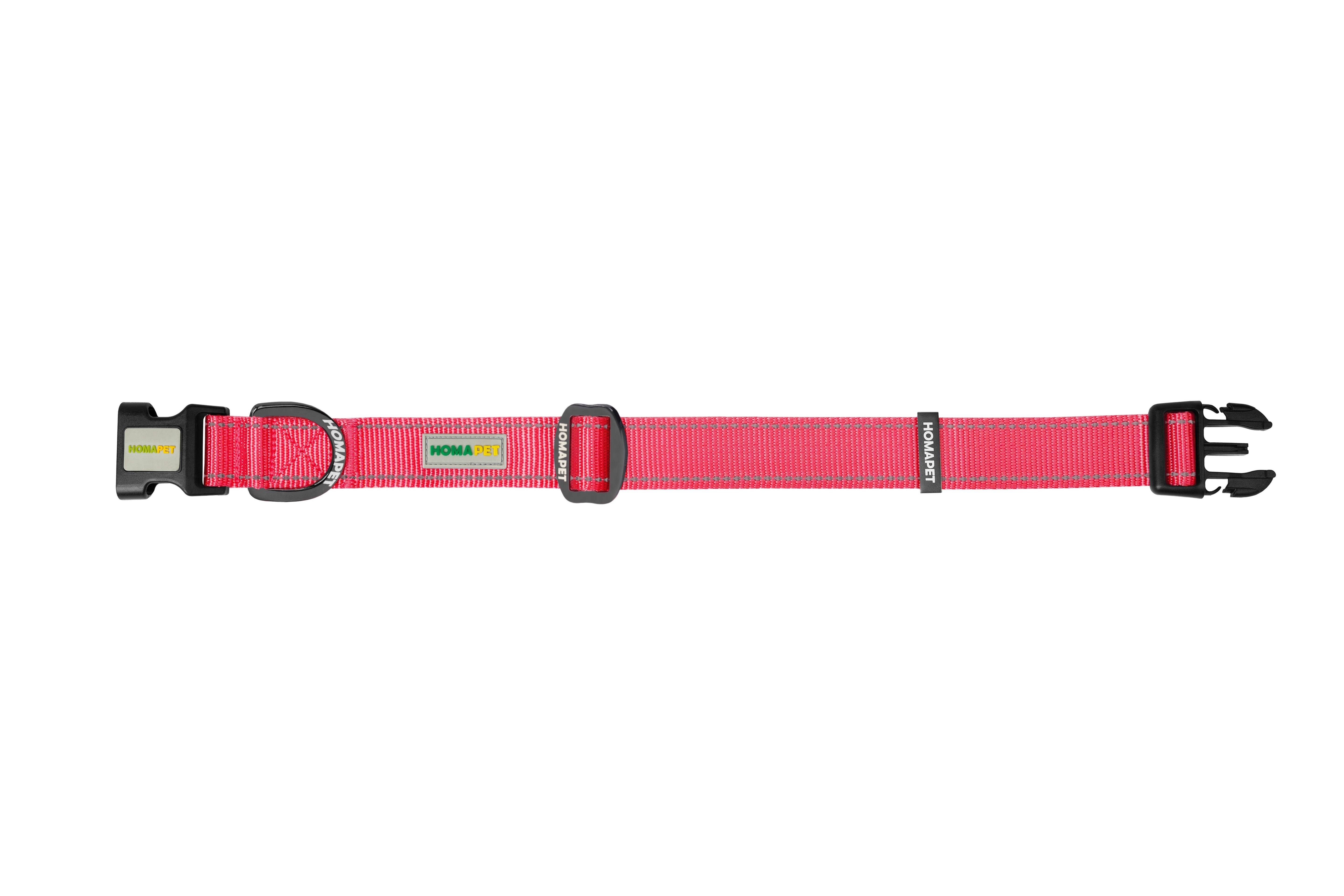 Pink Nylon Dog Collar