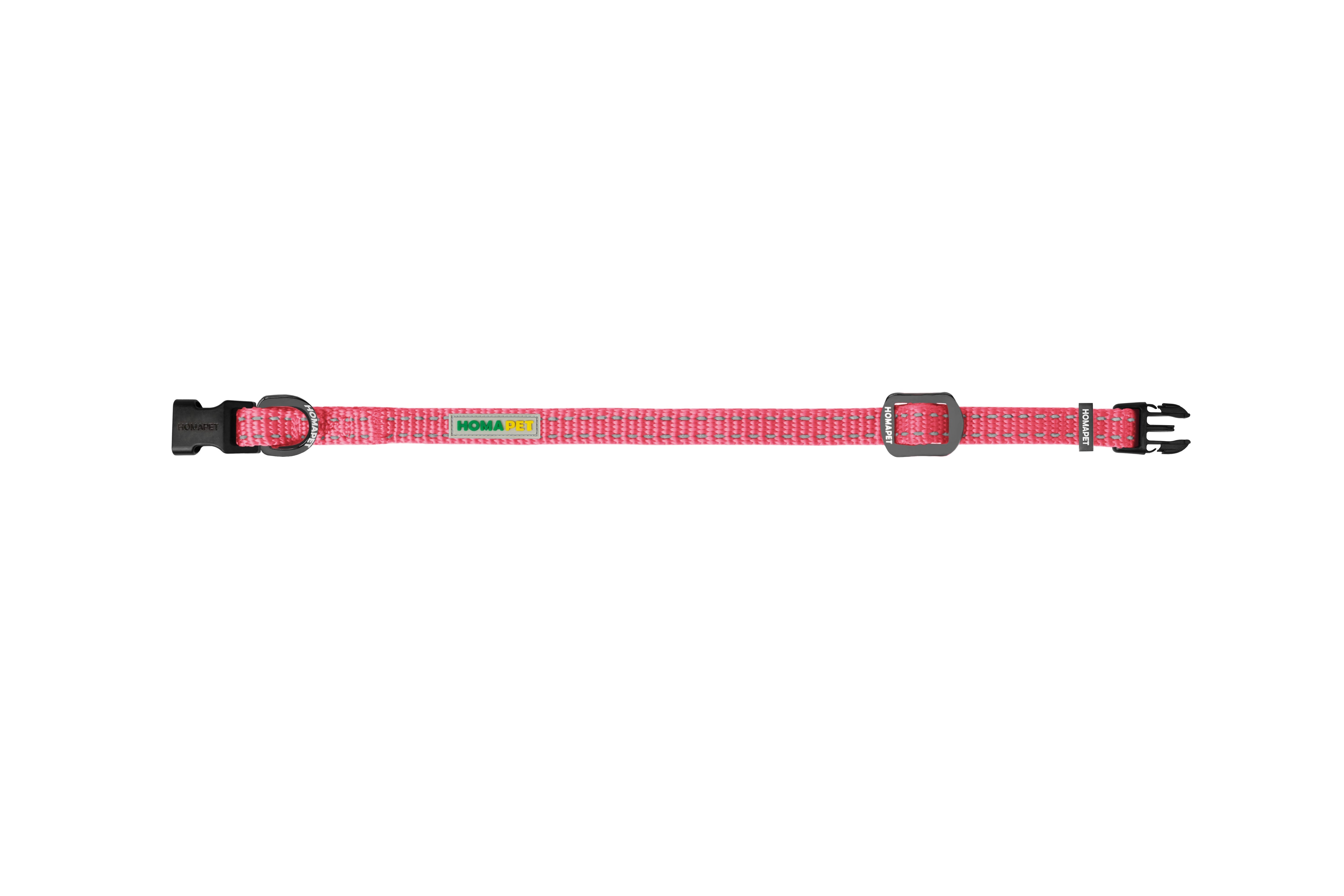Pink Nylon Dog Collar XS