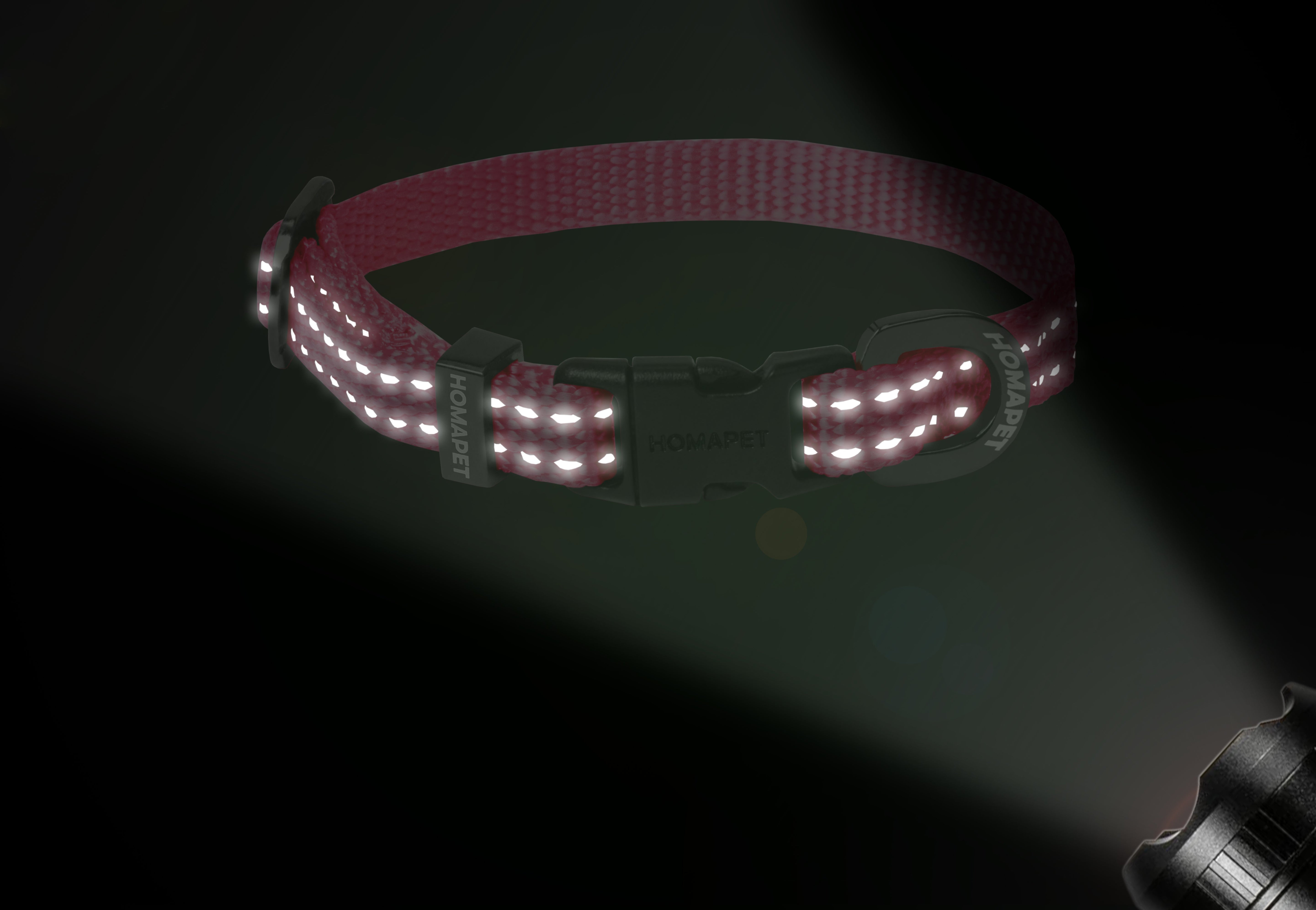 Pink Nylon Dog Collar XS