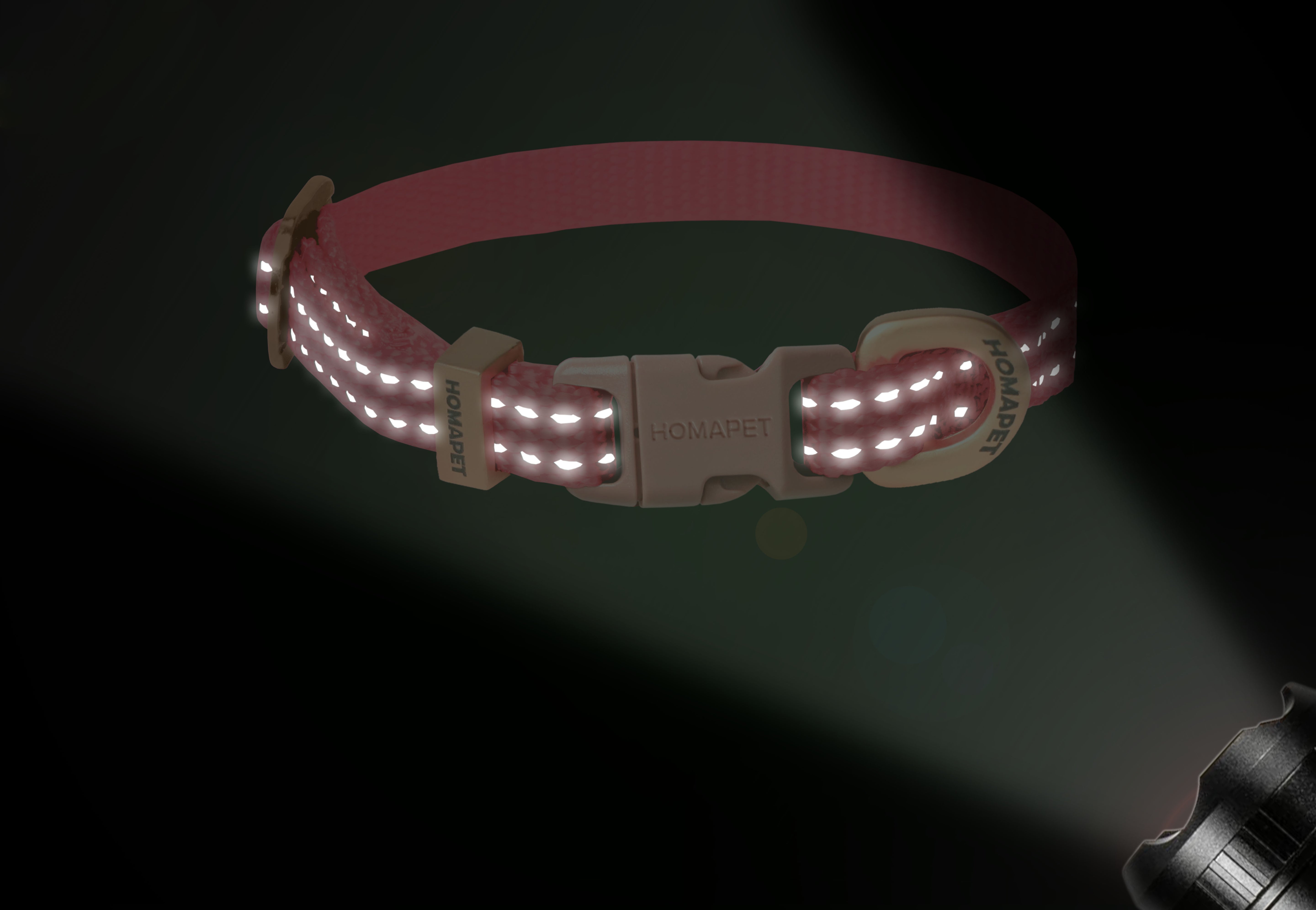 Pink Nylon Dog Collar XS