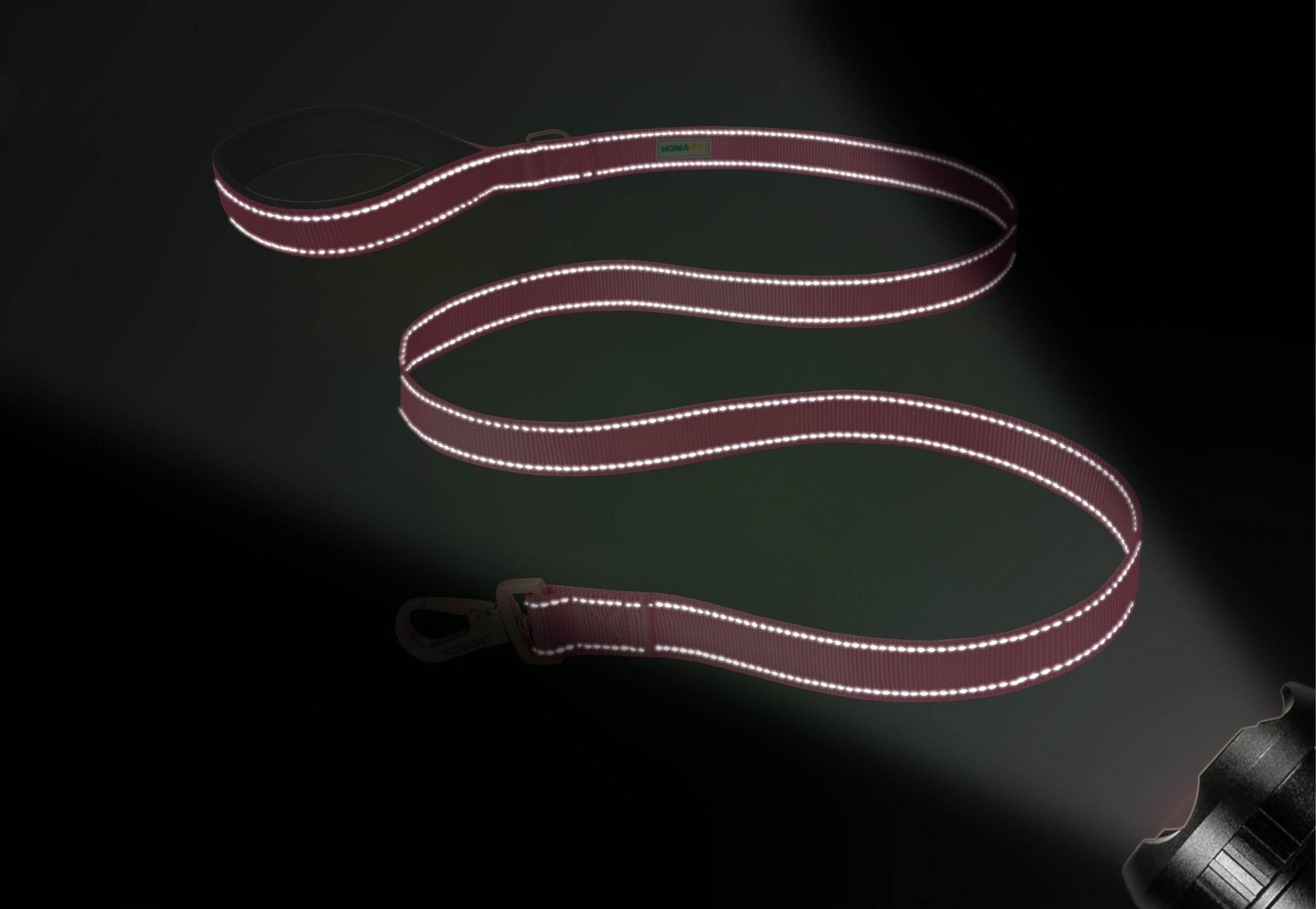 Pink Nylon Dog Leash