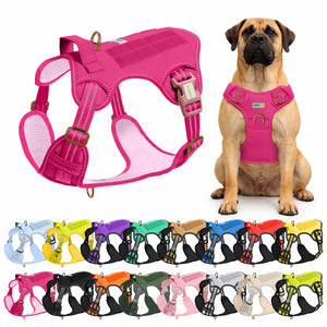 Pink Tactical Dog Harness