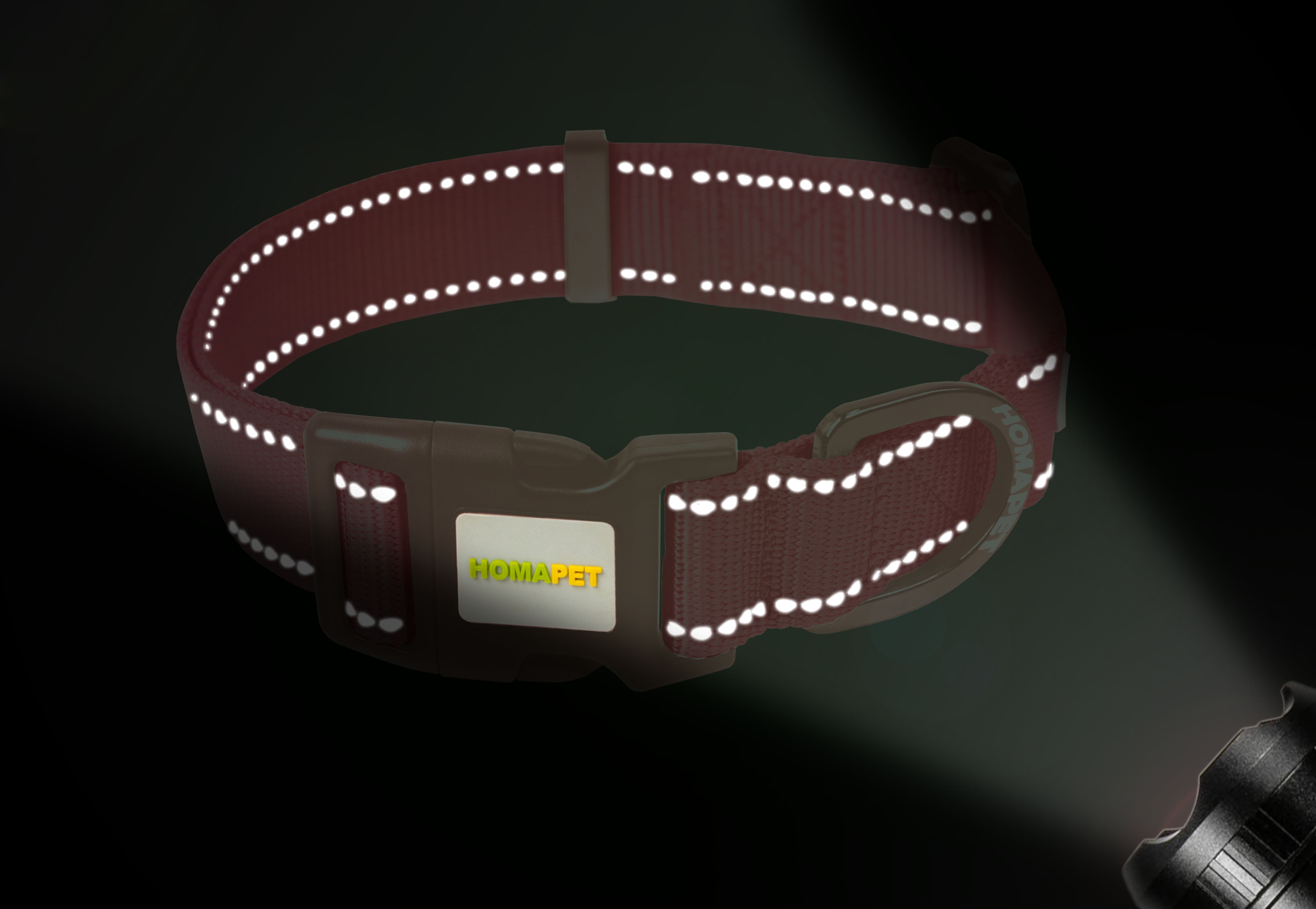 Pink Nylon Dog Collar