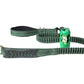 Poly Green Polyester Full Bungee Dog Leash