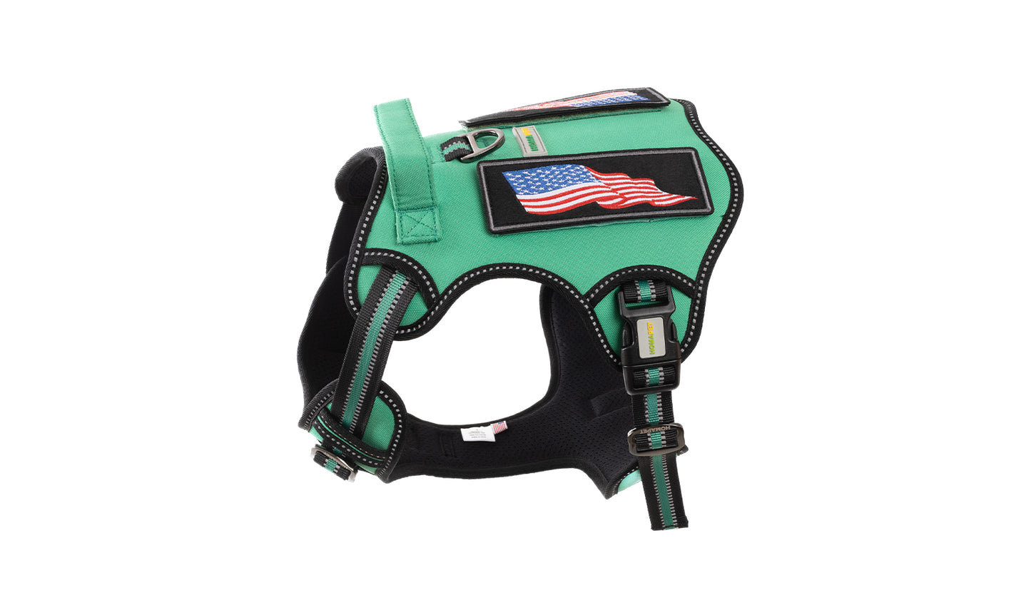 Poly Green Tactical Dog Harness