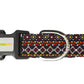 Aztec Printed Polyester Dog Collar