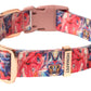 Splash Printed Polyester Dog Collar