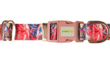 Splash Printed Polyester Dog Collar