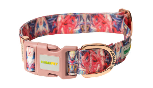 Splash Printed Polyester Dog Collar