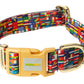 World Flags Printed Polyester Dog Collar