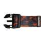 Orange Black Camo Printed Polyester Dog Collar