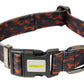 Orange Black Camo Printed Polyester Dog Collar