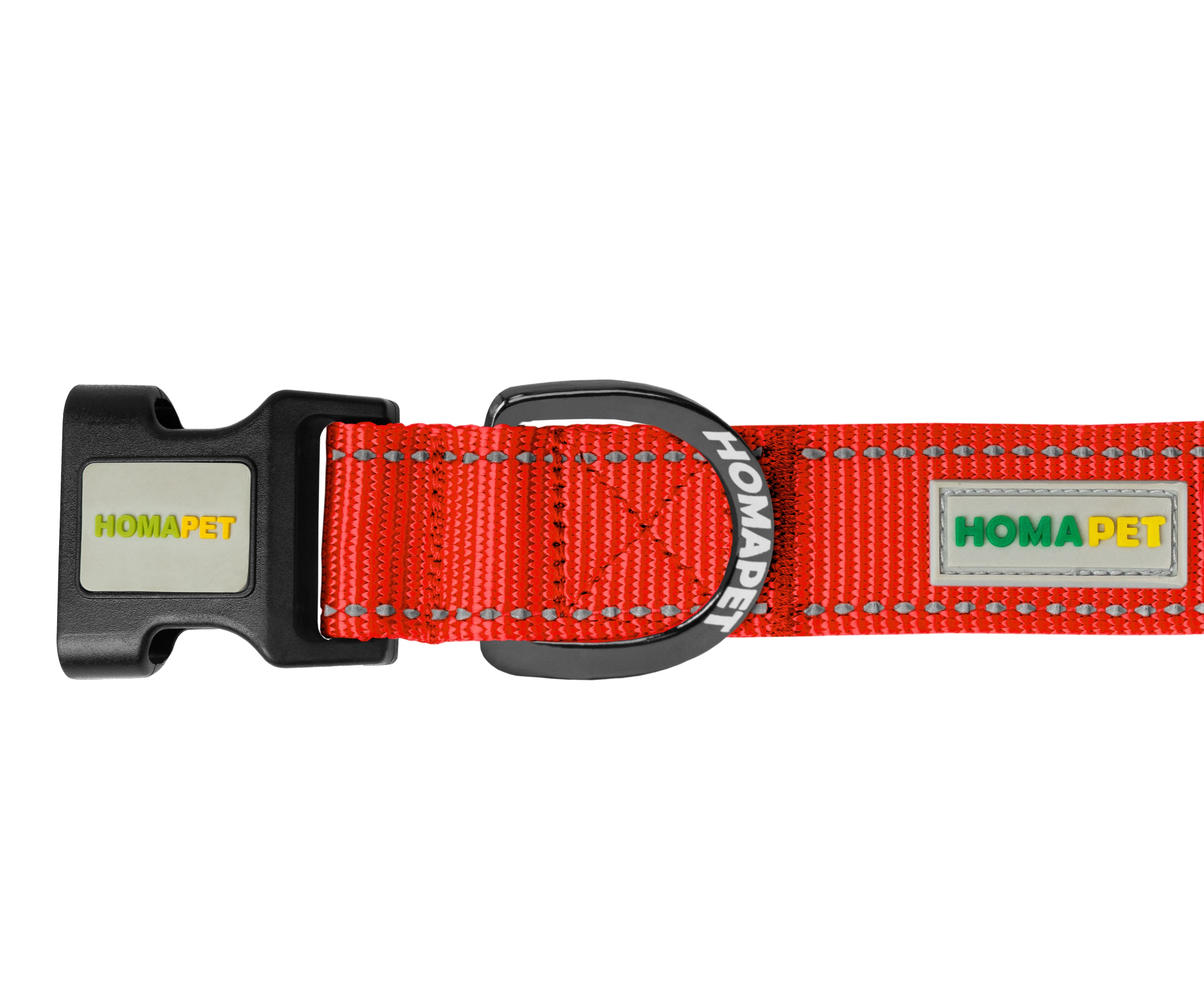 Red Nylon Dog Collar