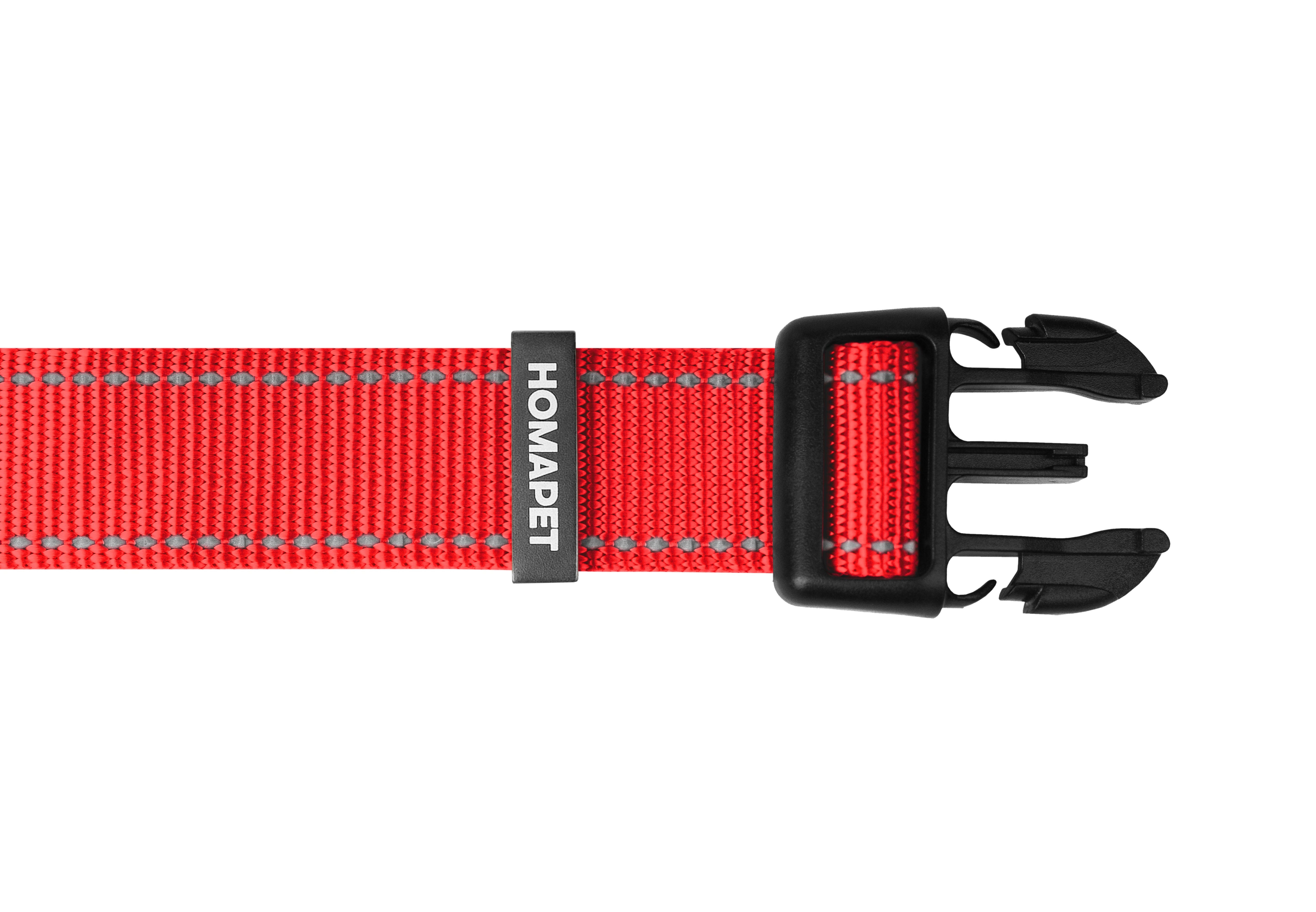 Red Nylon Dog Collar