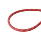 Red - Black Braided Polyester Reflective Dog Rope