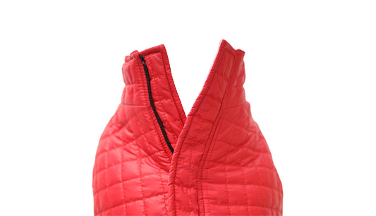 Red Dog Quilted Jacket - Flat