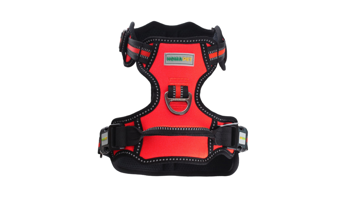 Red No Pull Dog Harness