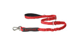 Red Nylon Adjustable Bungee Dog Leash