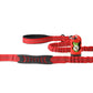 Red Nylon Full Bungee Dog Leash