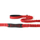 Red Nylon Full Bungee Dog Leash