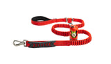 Red Polyester Full Bungee Dog Leash