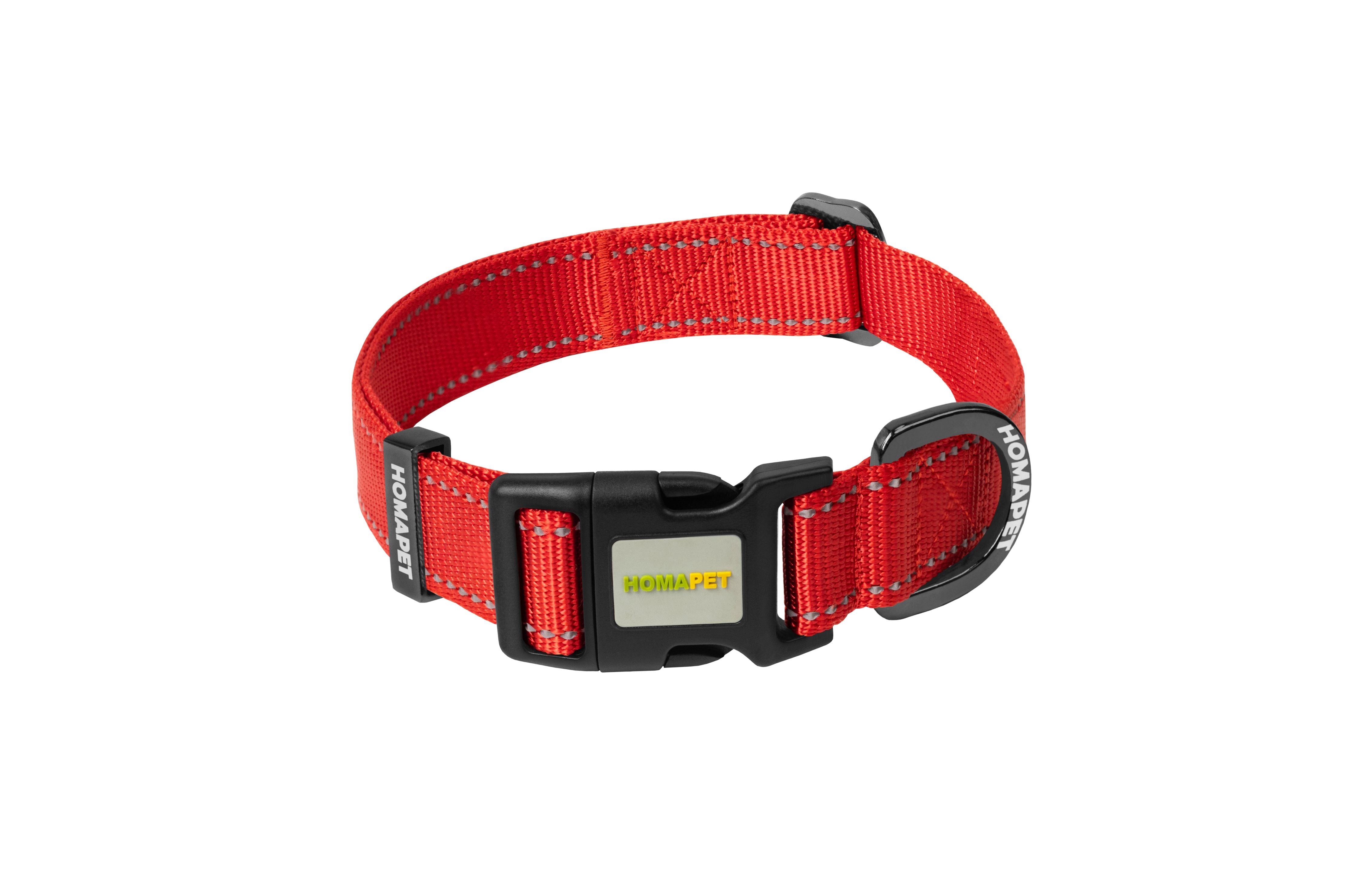 Red Nylon Dog Collar