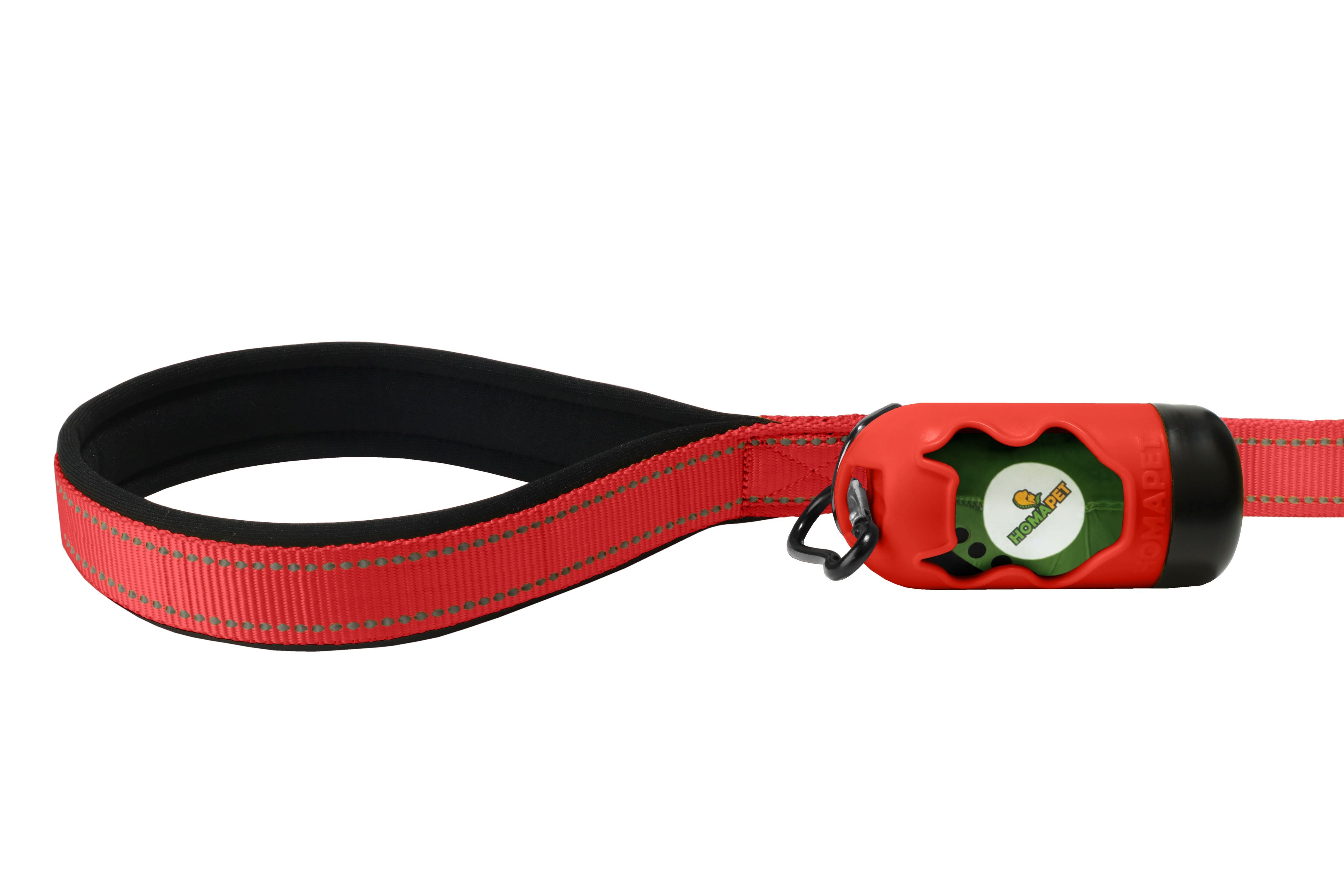Red Nylon Dog Leash